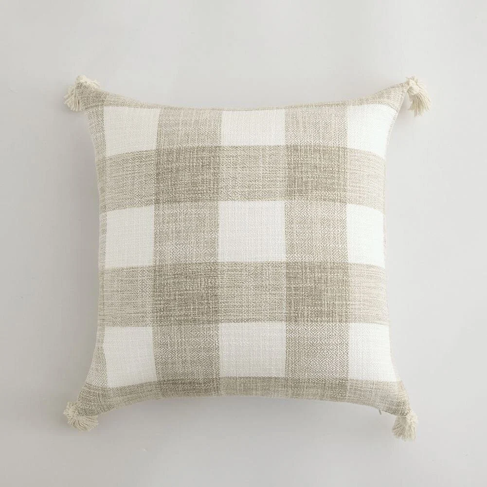 Linen Tassel Pillow Cover -  - #tag1#