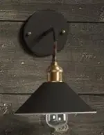 Linus Vintage Plated Wall Lamp tag1