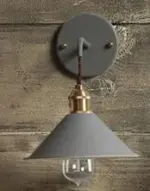 Linus Vintage Plated Wall Lamp tag1