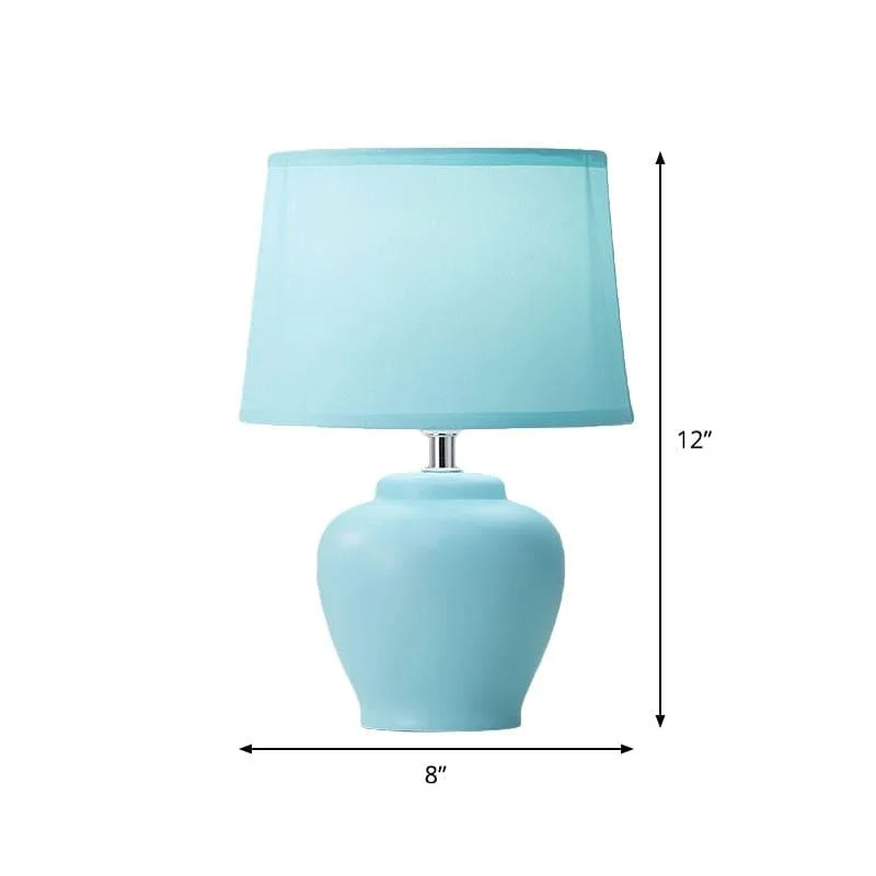 LisaLight - Scandinavian Bedside Lamp with Ceramic Base -  - #tag1#