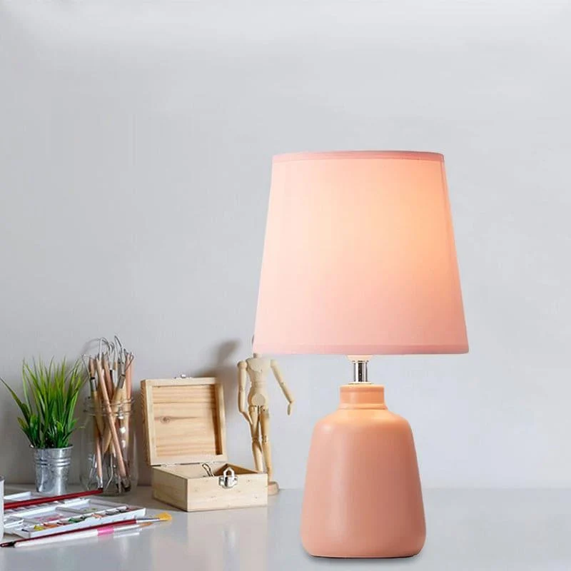 LisaLight - Scandinavian Bedside Lamp with Ceramic Base -  - #tag1#