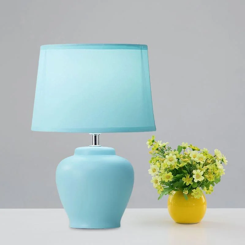 LisaLight - Scandinavian Bedside Lamp with Ceramic Base -  - #tag1#