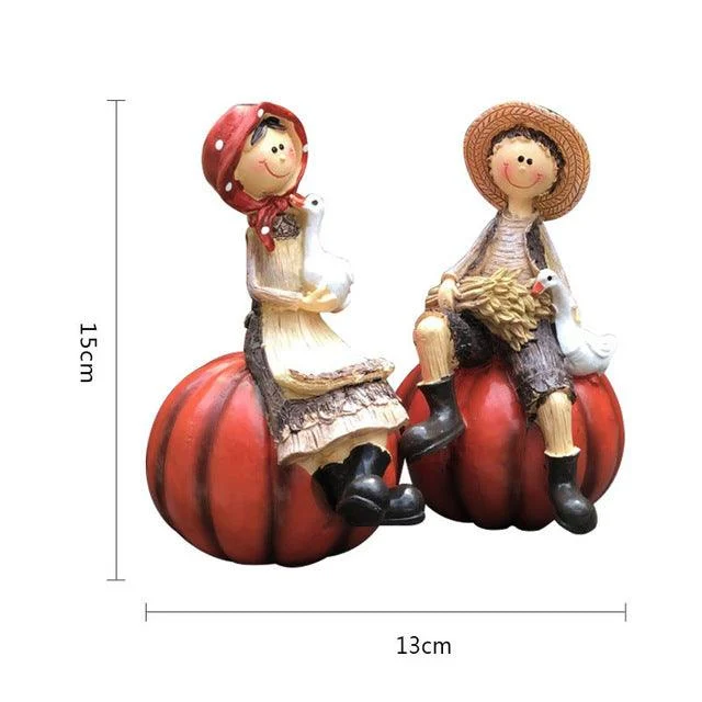 Little Boy Girl Elf Home Garden Decoration -  - #tag1#