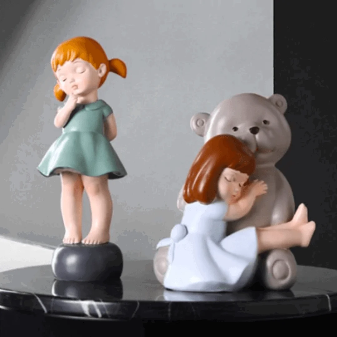 Little Girl Decorative Figurines -