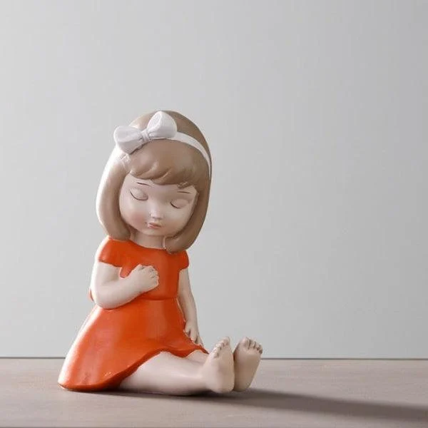 Little Girl Decorative Figurines -