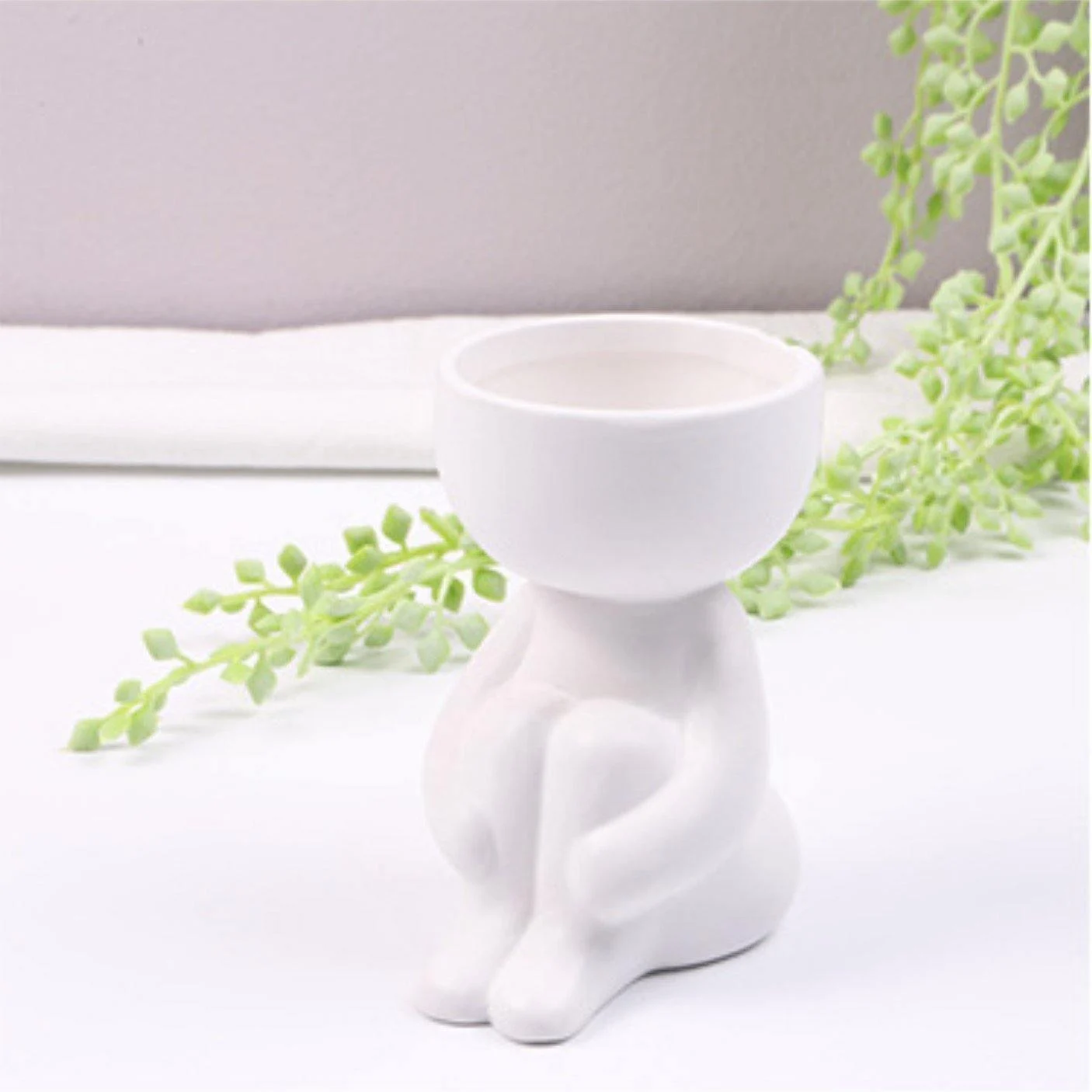 Little Human Ceramic Succulent Planter -