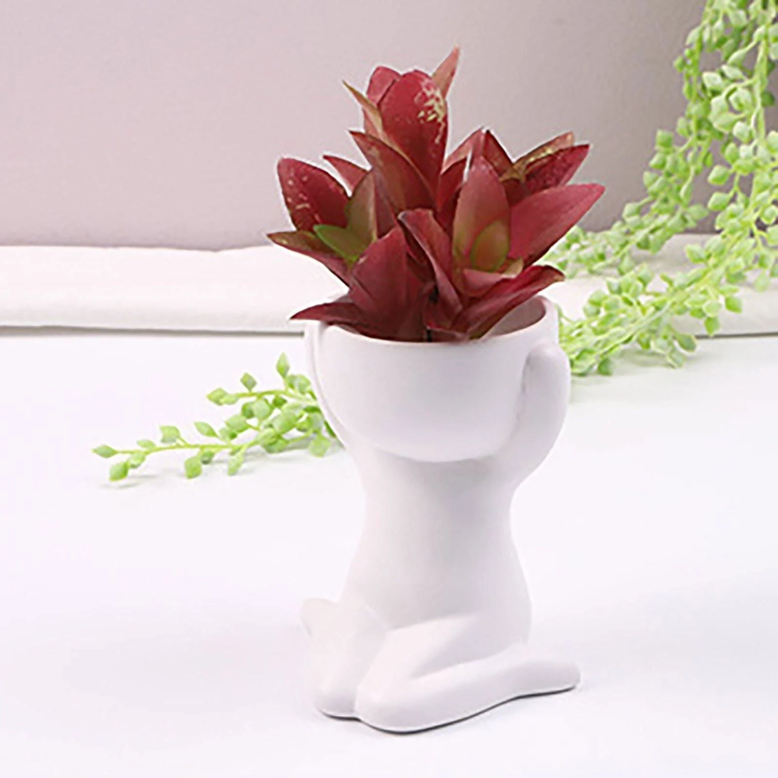 Little Human Ceramic Succulent Planter -