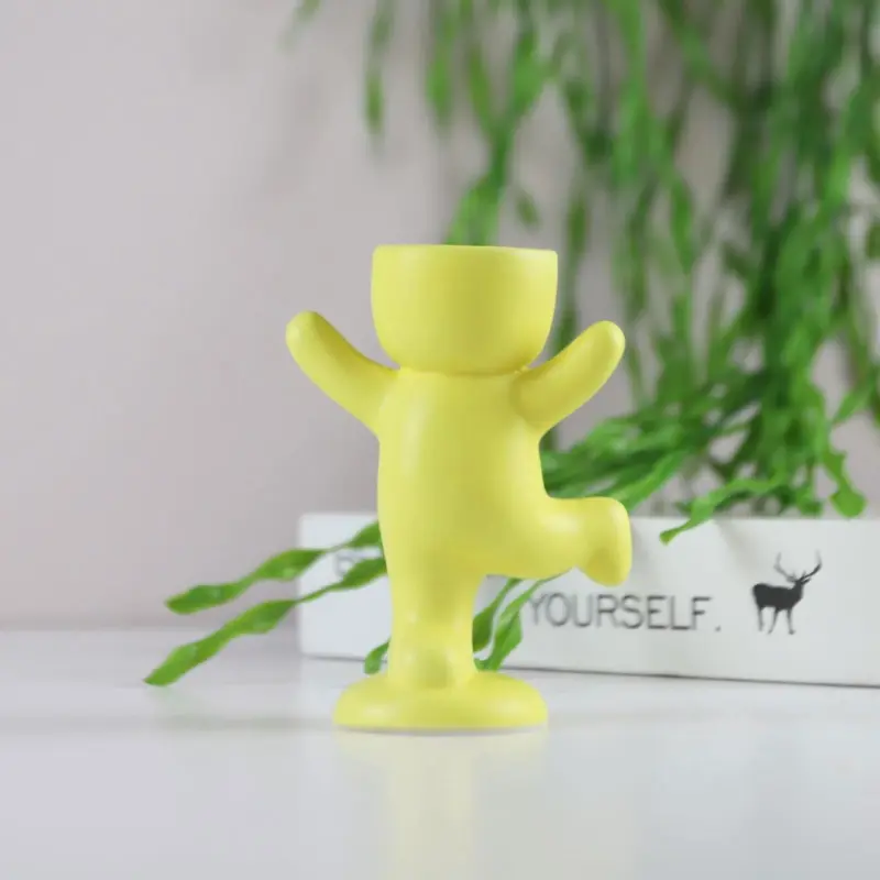 Little Human Ceramic Succulent Planter