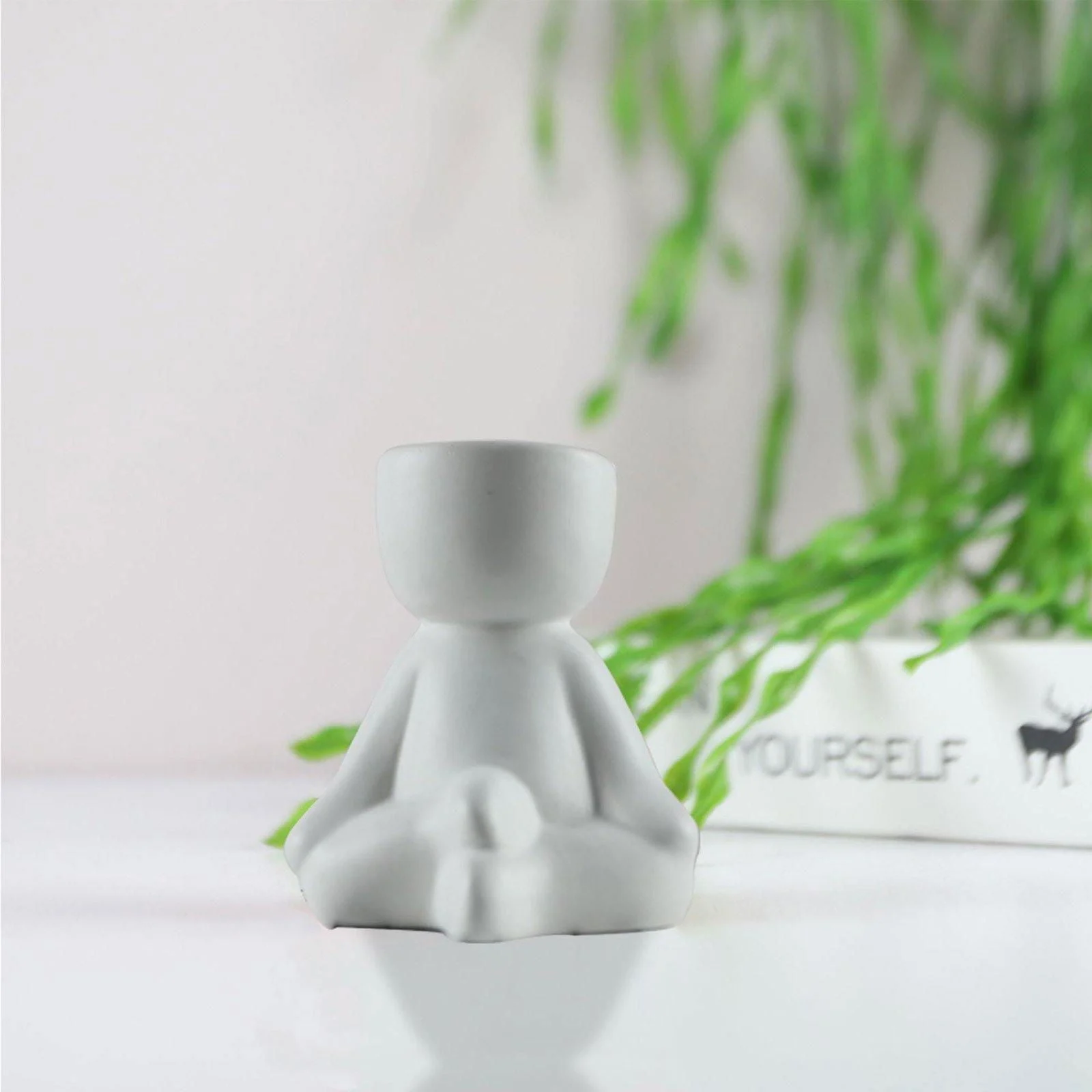 Little Human Ceramic Succulent Planter -