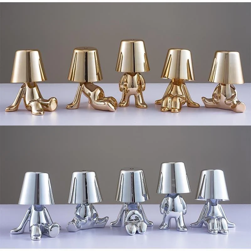 Little Man Chrome Table Lamp -