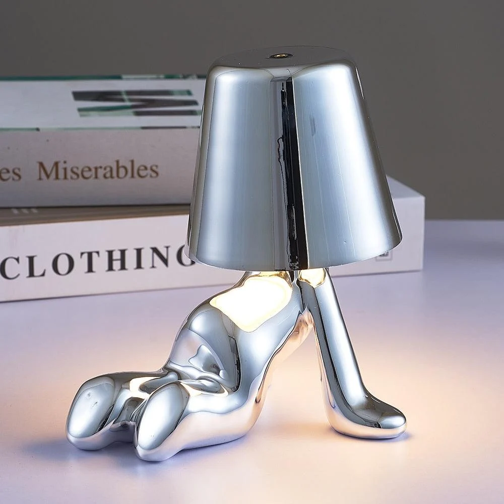 Little Man Chrome Table Lamp -