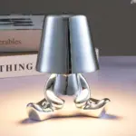 Little Man Chrome Table Lamp