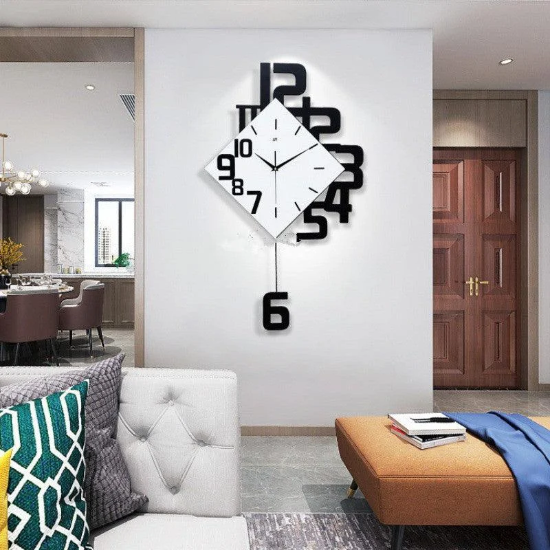 Living Room Nordic Clock | Creative modern art clock -  - #tag1#