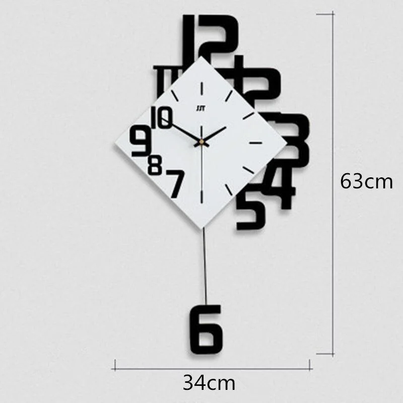 Living Room Nordic Clock | Creative modern art clock -  - #tag1#