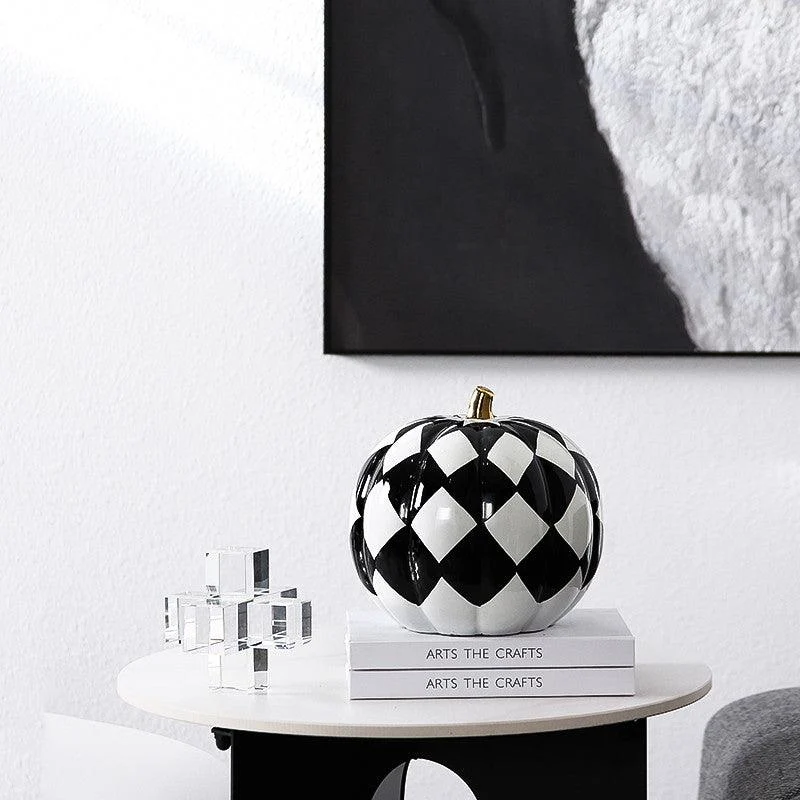 Living Room Wine Cabinet Ceramic Pumpkin Shape Decoration Ornaments -  - #tag1#
