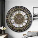 Living room clock Beautiful industrial wall clock tag1