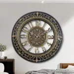 Living room clock Beautiful industrial wall clock tag1