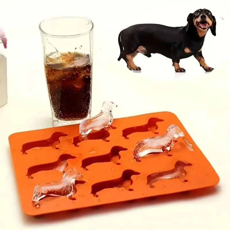 Loco Dachshund Ice Cube Tray tag1