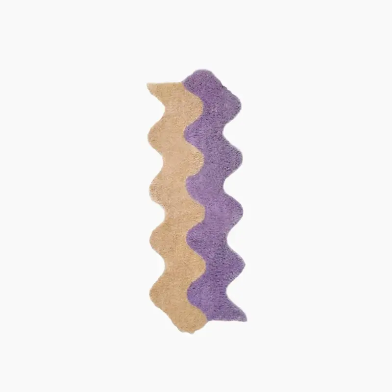 Long Color Wave Rug