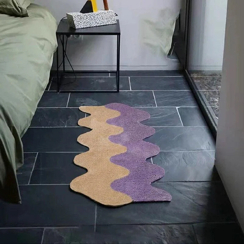 Long Color Wave Rug -