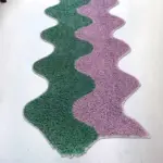 Long Color Wave Rug