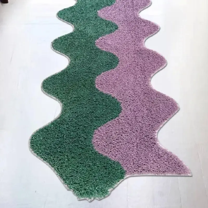 Long Color Wave Rug