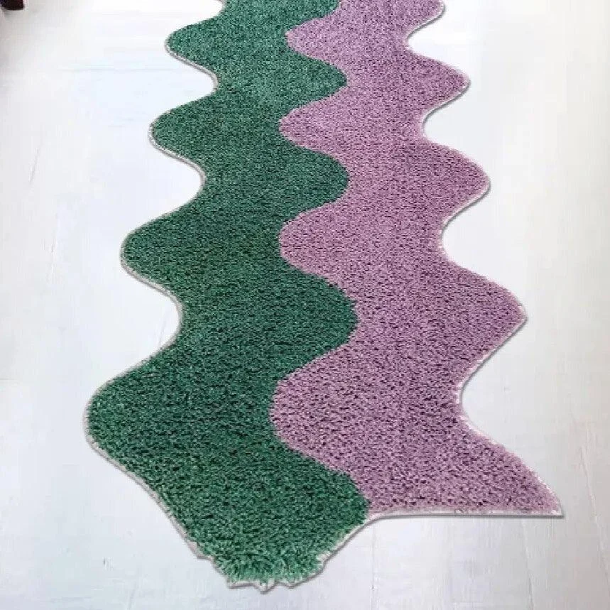 Long Color Wave Rug -