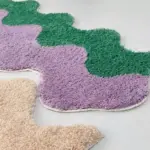 Long Color Wave Rug