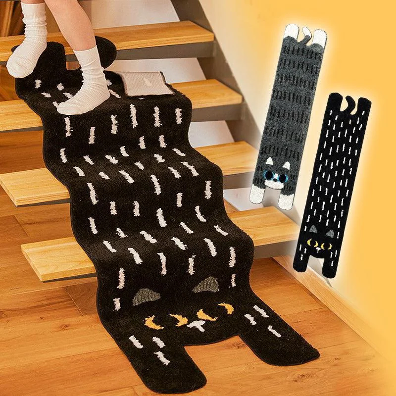Long Cute Cat Rug for Bedroom, Stairs -  - #tag1#
