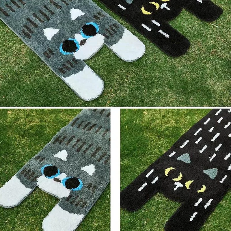 Long Cute Cat Rug for Bedroom, Stairs -  - #tag1#