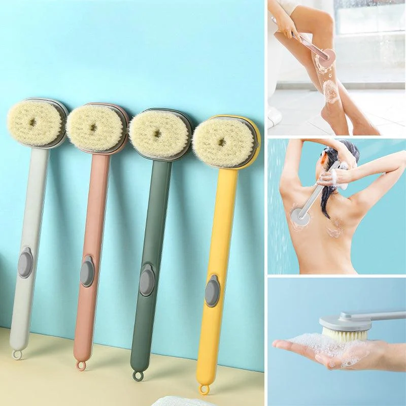 Long Handle Bath Massage Cleaning Brush -  - #tag1#