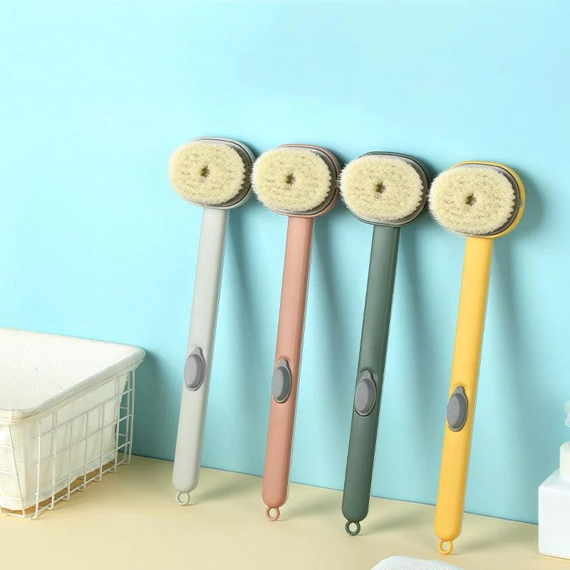 Long Handle Bath Massage Cleaning Brush -  - #tag1#