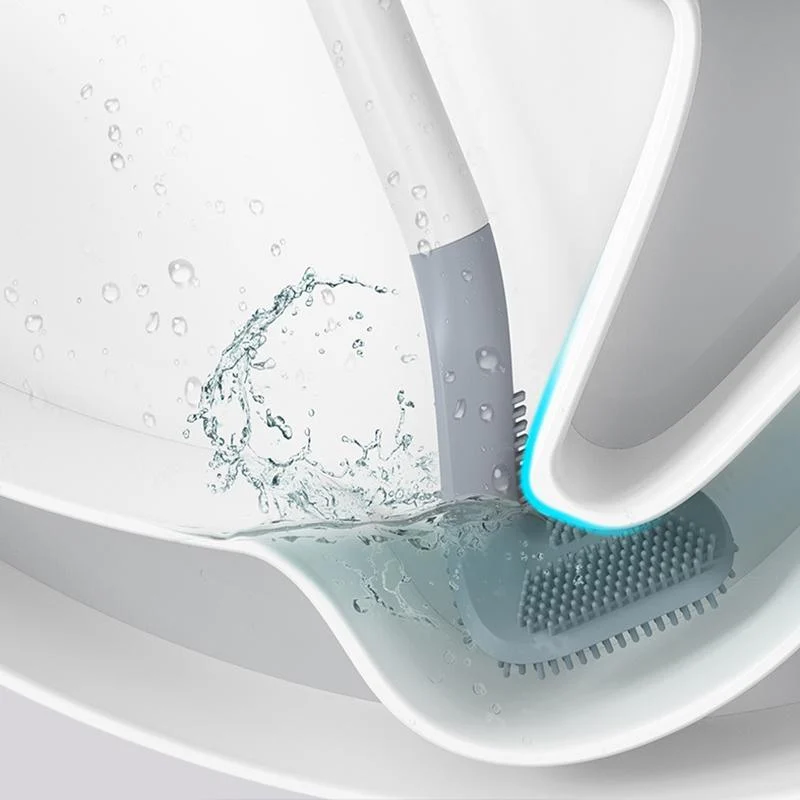 Long Handle Flexible Silicone Golf Toilet Brush -  - #tag1#