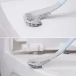 Long Handle Flexible Silicone Golf Toilet Brush tag1
