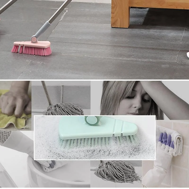 Long Handle Rotatable Floor Scrub Brush -  - #tag1#