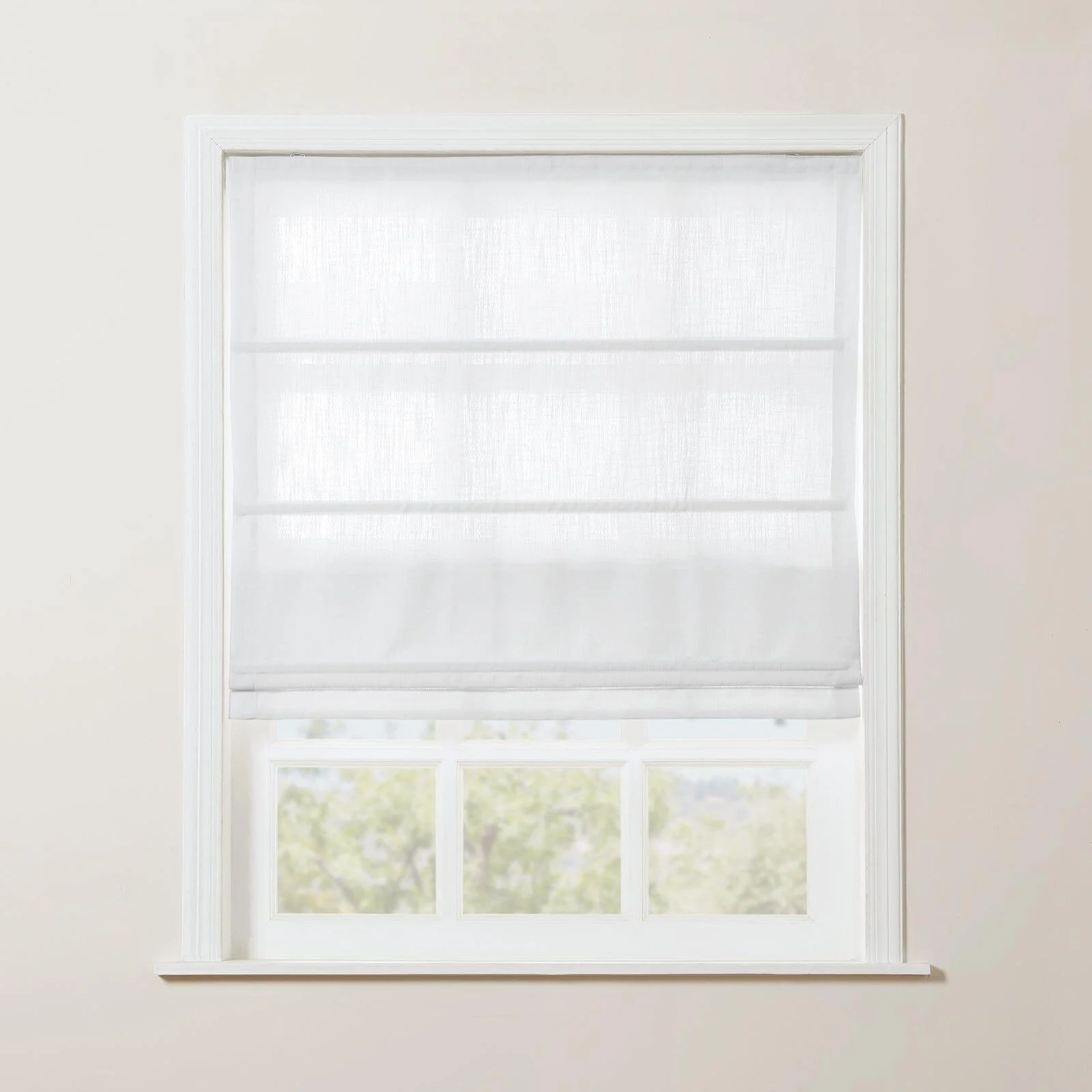 Loomy Linen Roman Blind without Cord - Homeko