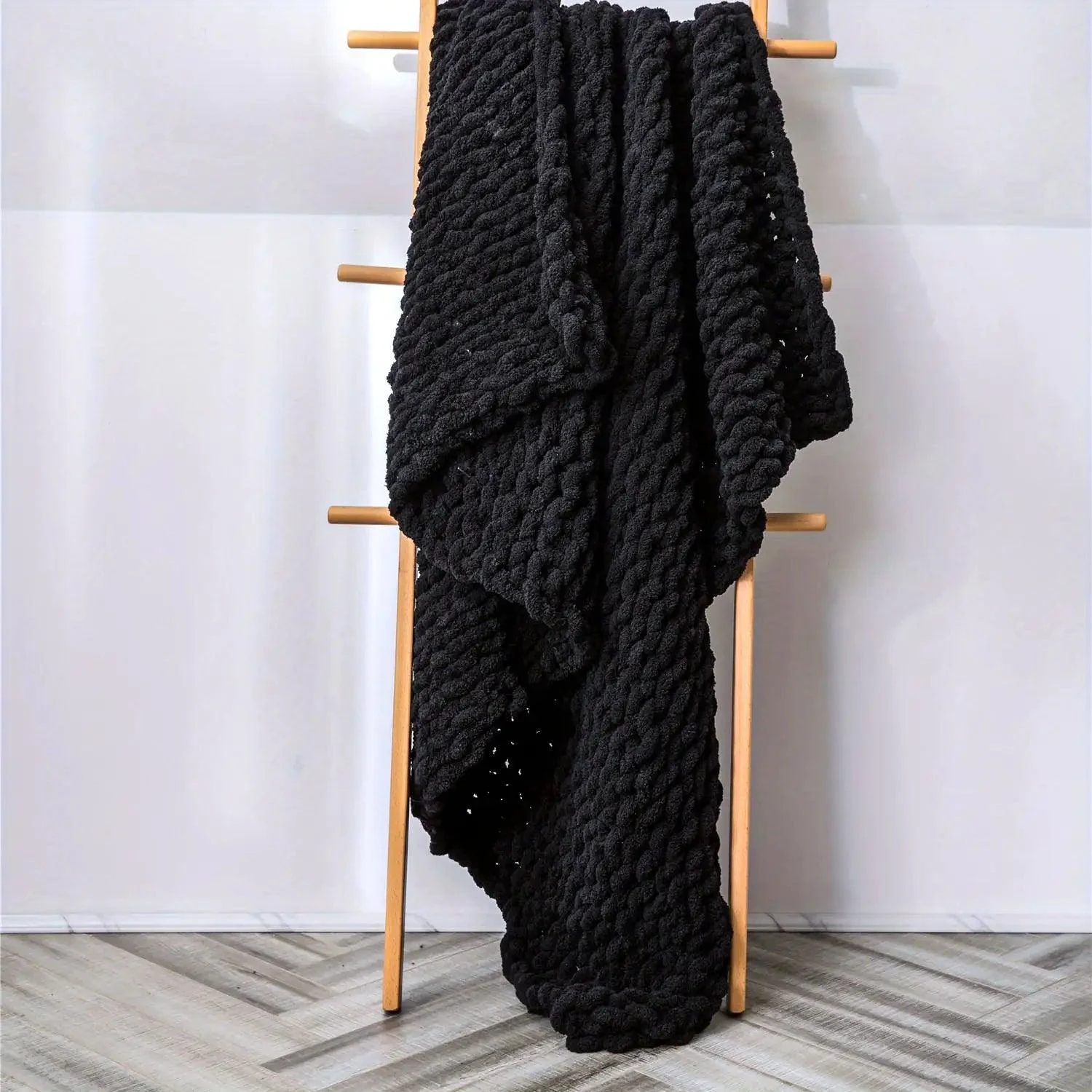 Loose Knit Throw Blanket - Homeko