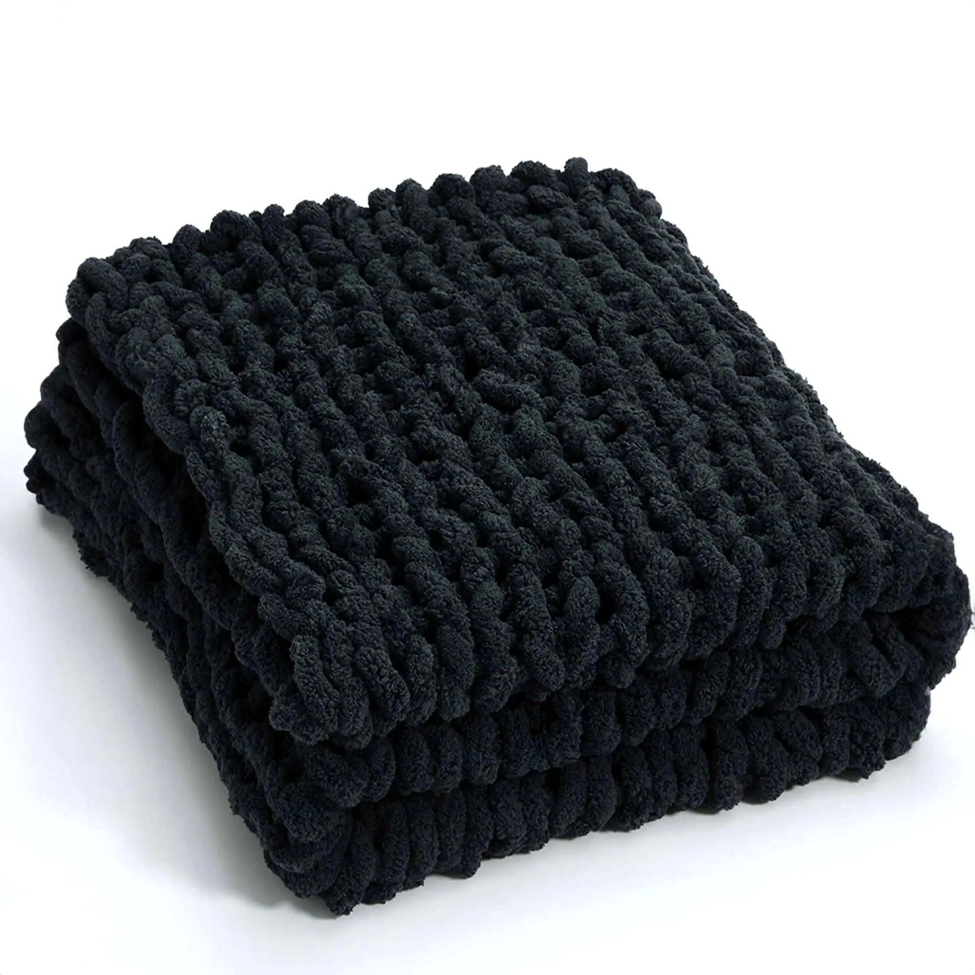 Loose Knit Throw Blanket - Homeko