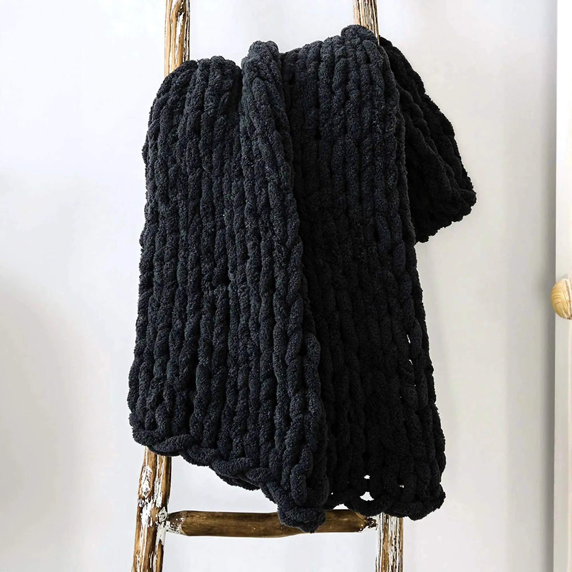 Loose Knit Throw Blanket - Homeko