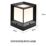 Lore Modern Nordic Waterproof LED Cube Lamp tag1