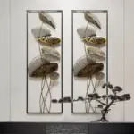 Lotus Leaf Wall Art Decorfaure