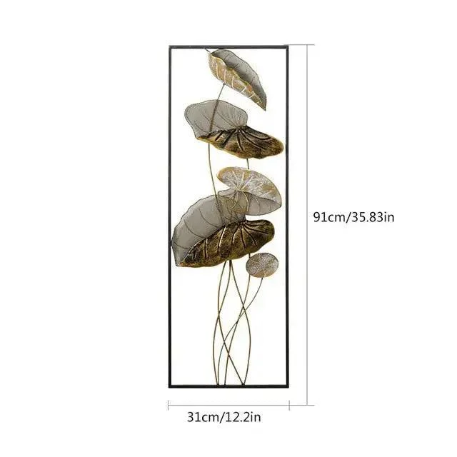 Lotus Leaf Wall Art Decorfaure 1685708613