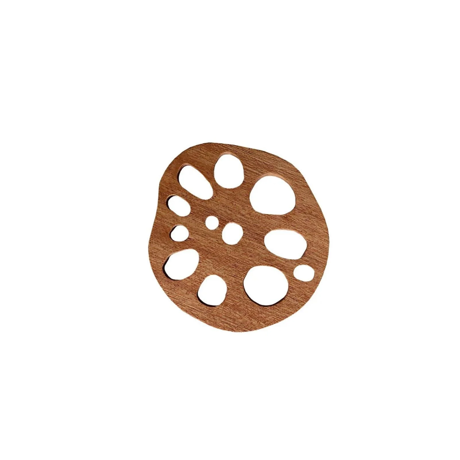 Lotus Root Wooden Coaster -