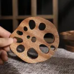 Lotus Root Wooden Coaster