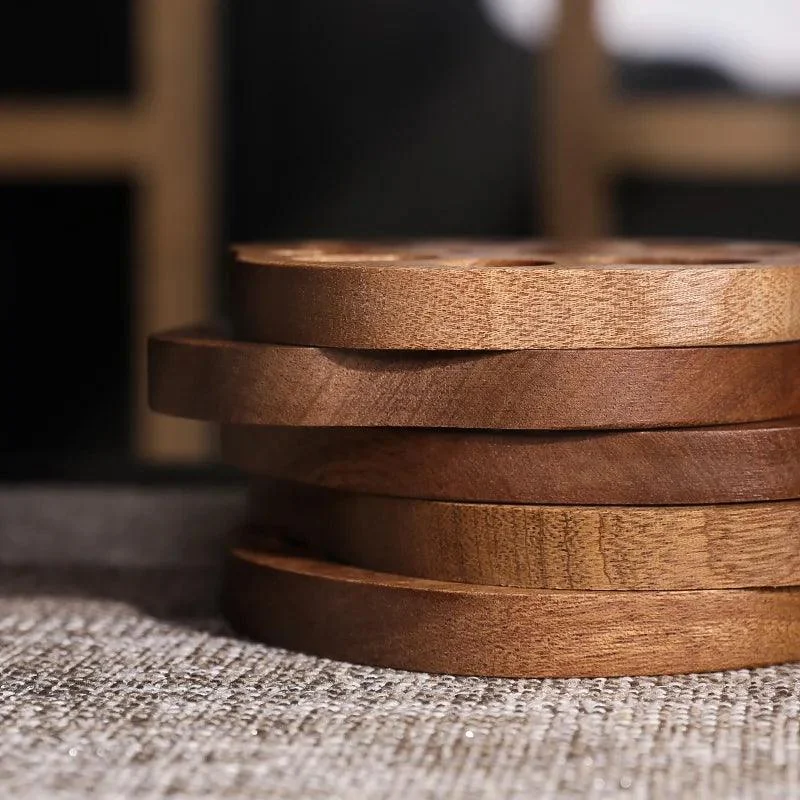 Lotus Root Wooden Coaster -