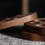 Lotus Root Wooden Coaster