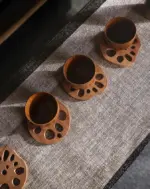 Lotus Root Wooden Coaster