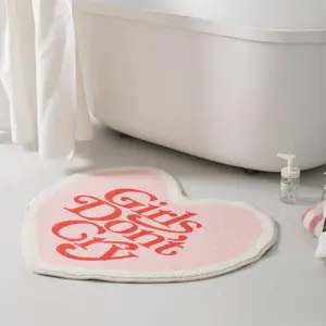 Retro Love Shape Area Rugs