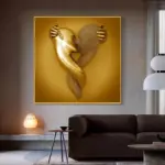 Love Heart 3D Effect Wall Art Painting tag1