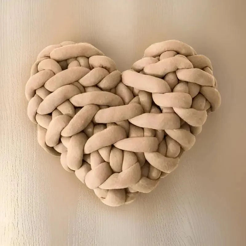 Love Pillow - CozyHeart - Chunky Knitted - Warm & Cozy -  - #tag1#